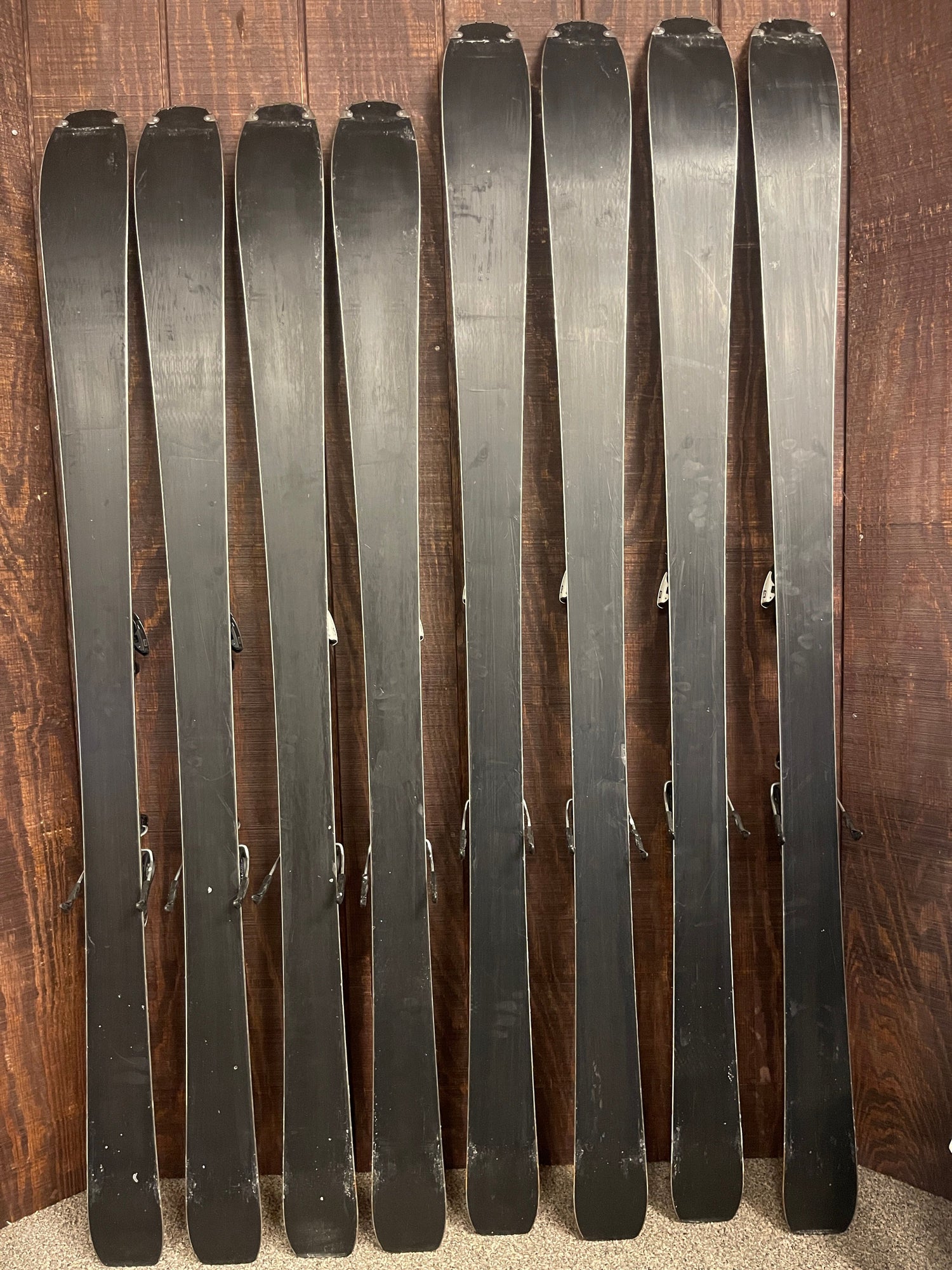 Used Salomon XDR 79 Skis + Mercury 10 Demo Bindings