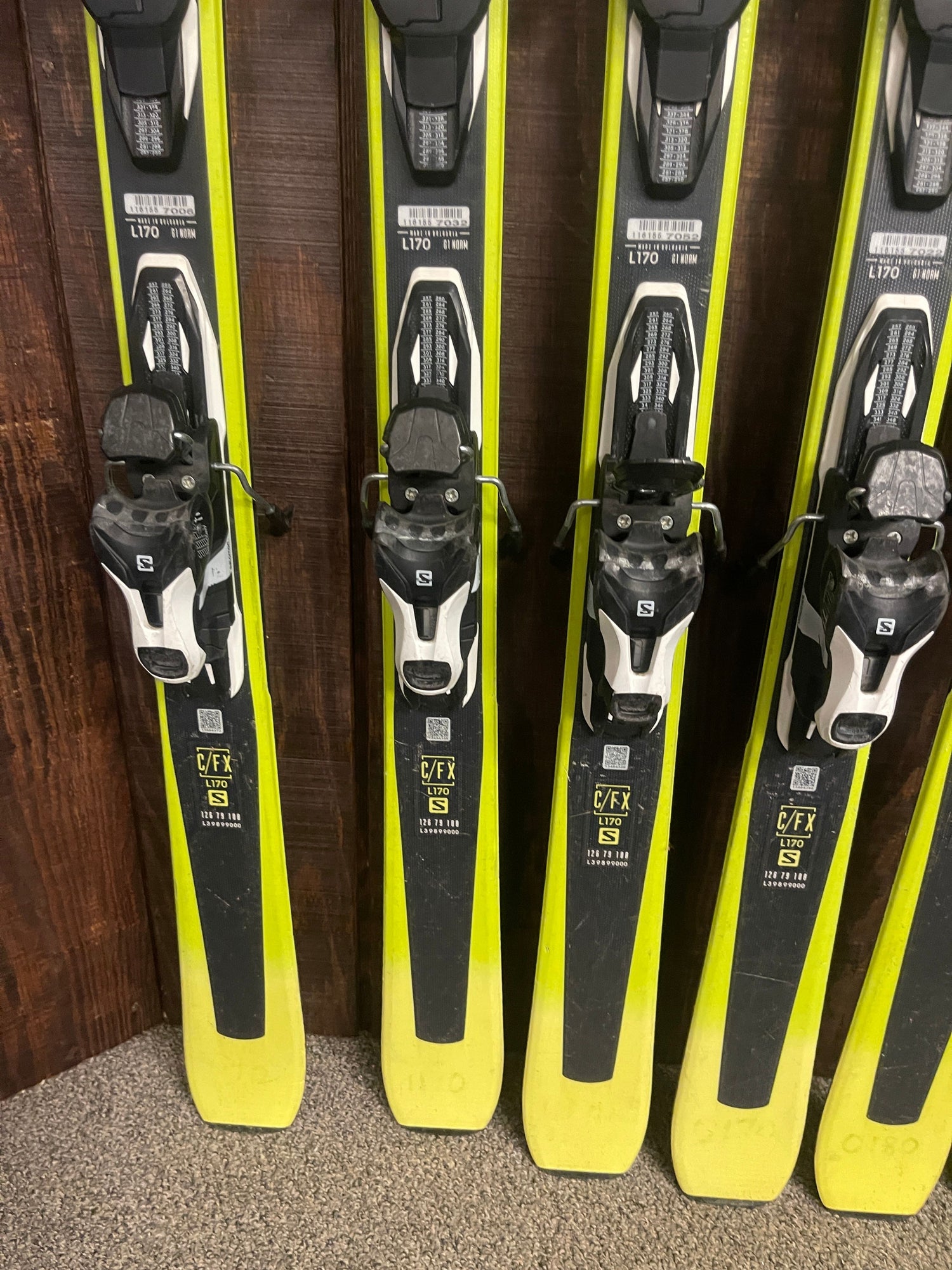 Used Salomon XDR 79 Skis + Mercury 10 Demo Bindings