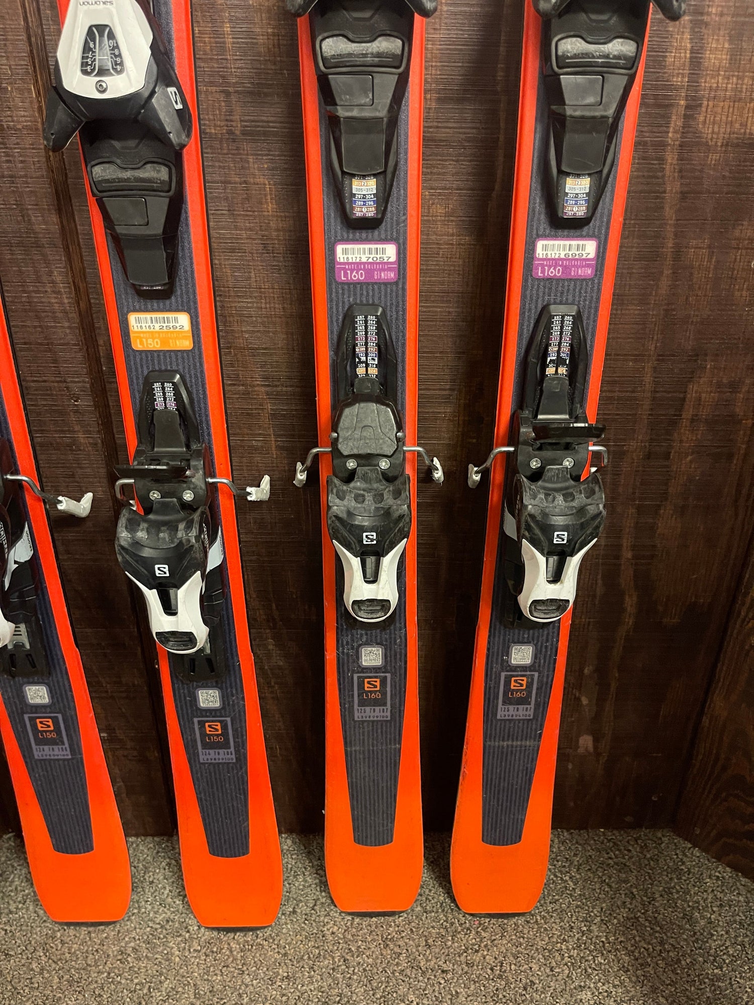 Used Salomon XDR 78 Skis + L10 Demo Bindings