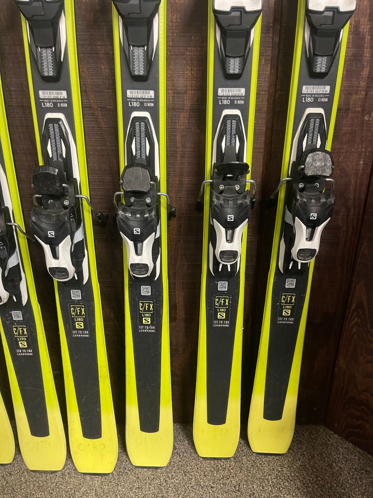 Used Salomon XDR 79 Skis + Mercury 10 Demo Bindings