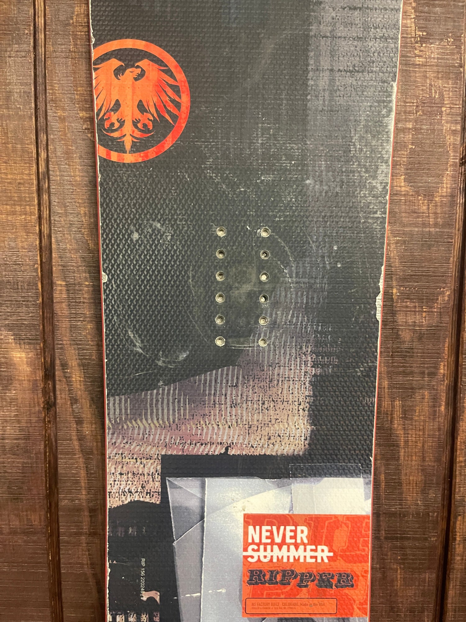Used 2022 Never Summer Ripper Snowboard, 156cm