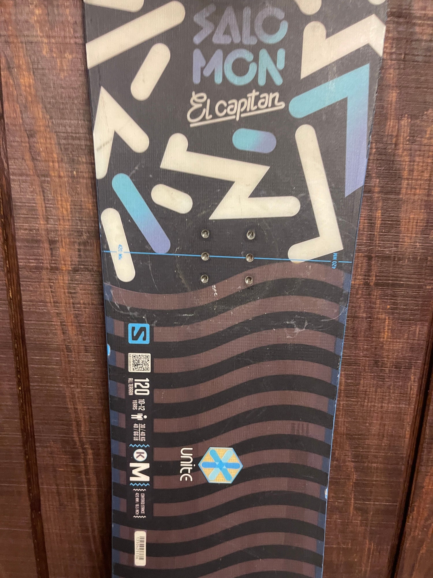2021 Salomon El Capitan Kids Snowboard, 120cm