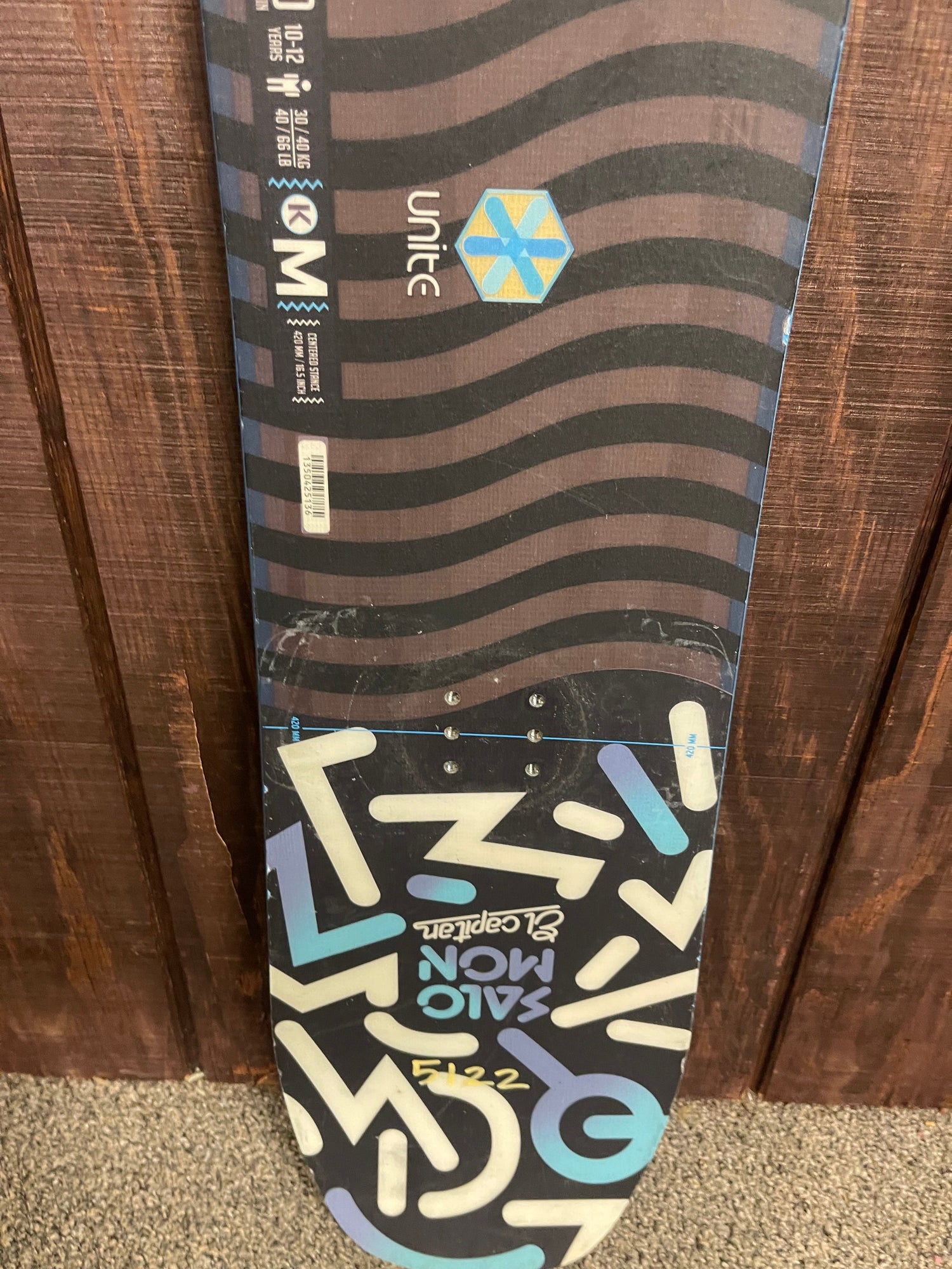 2021 Salomon El Capitan Kids Snowboard, 120cm