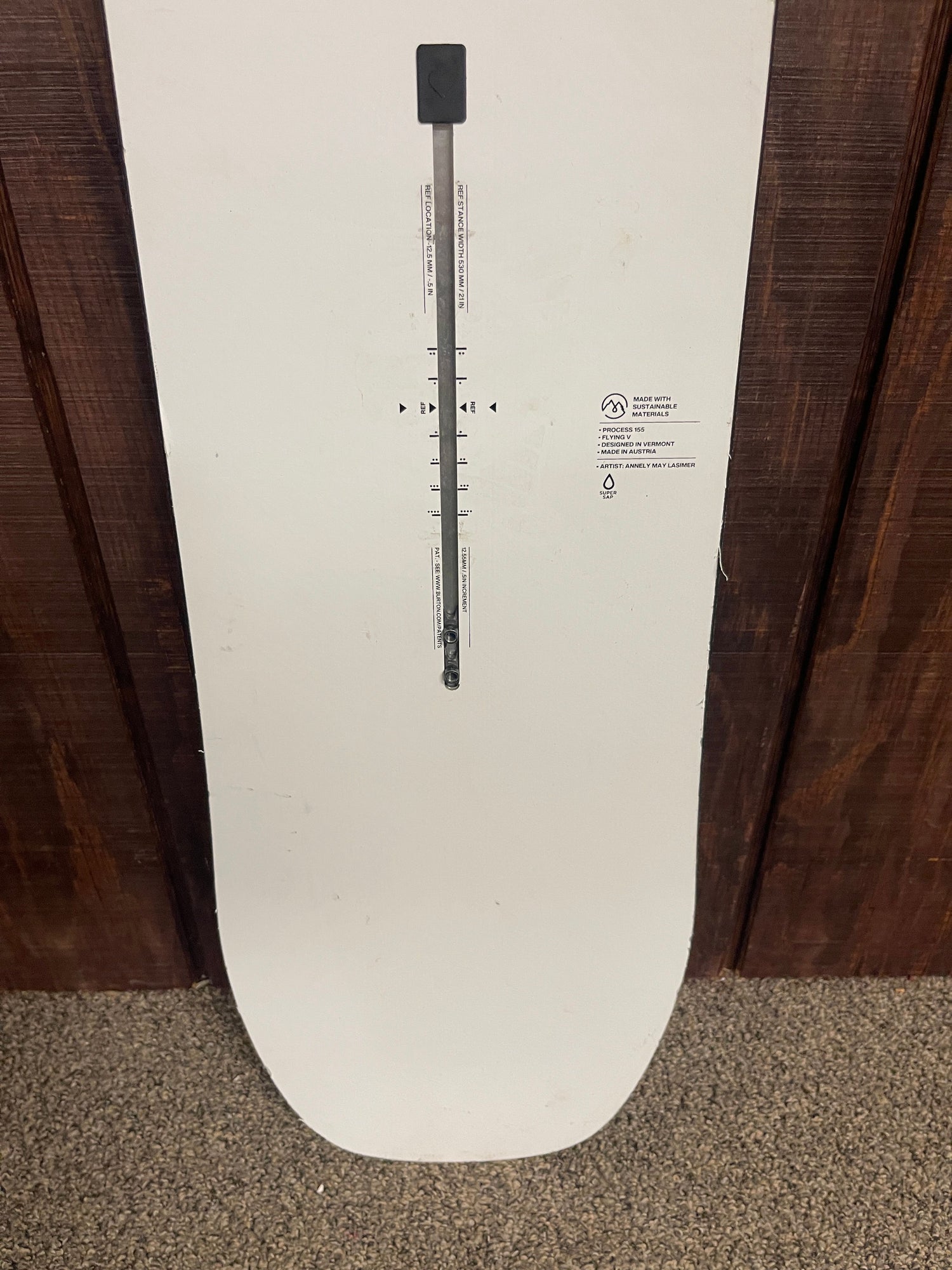 Used 2025 Burton Process Flying V Snowboard 155cm