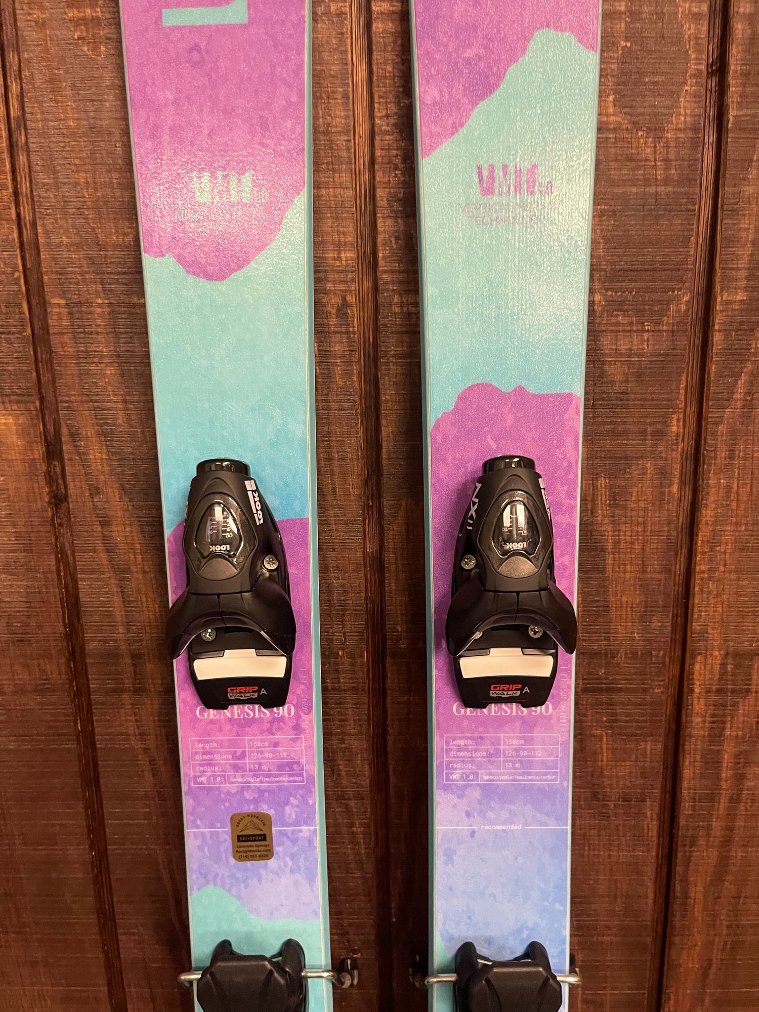 New 2023 Liberty Genesis 90 Skis + Look NX11 Bindings (Boot size 23.5-26.5), 158cm