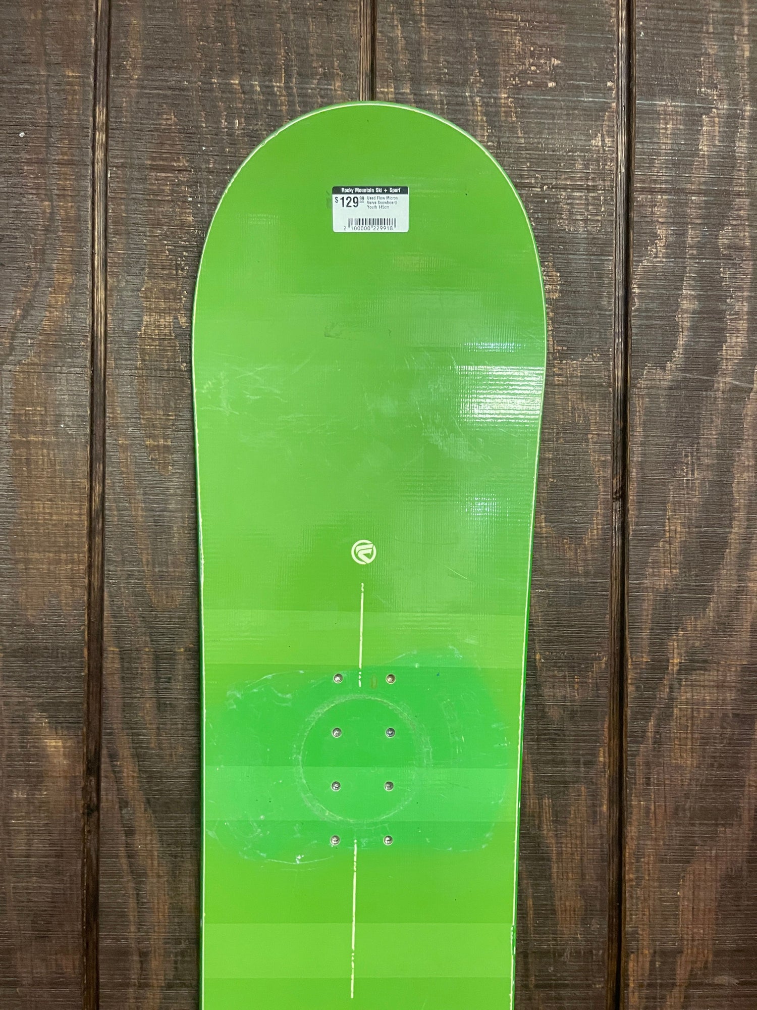 Used Flow Micron Verve Snowboard Youth 145cm