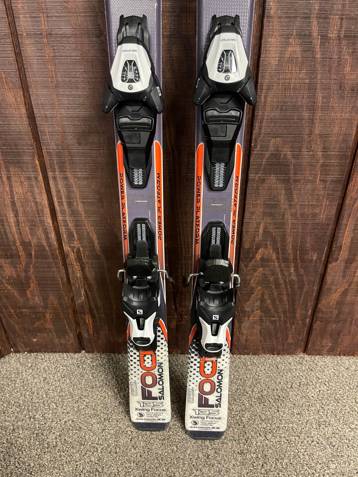 Salomon Focus X-Wing Skis + Demo Bindings