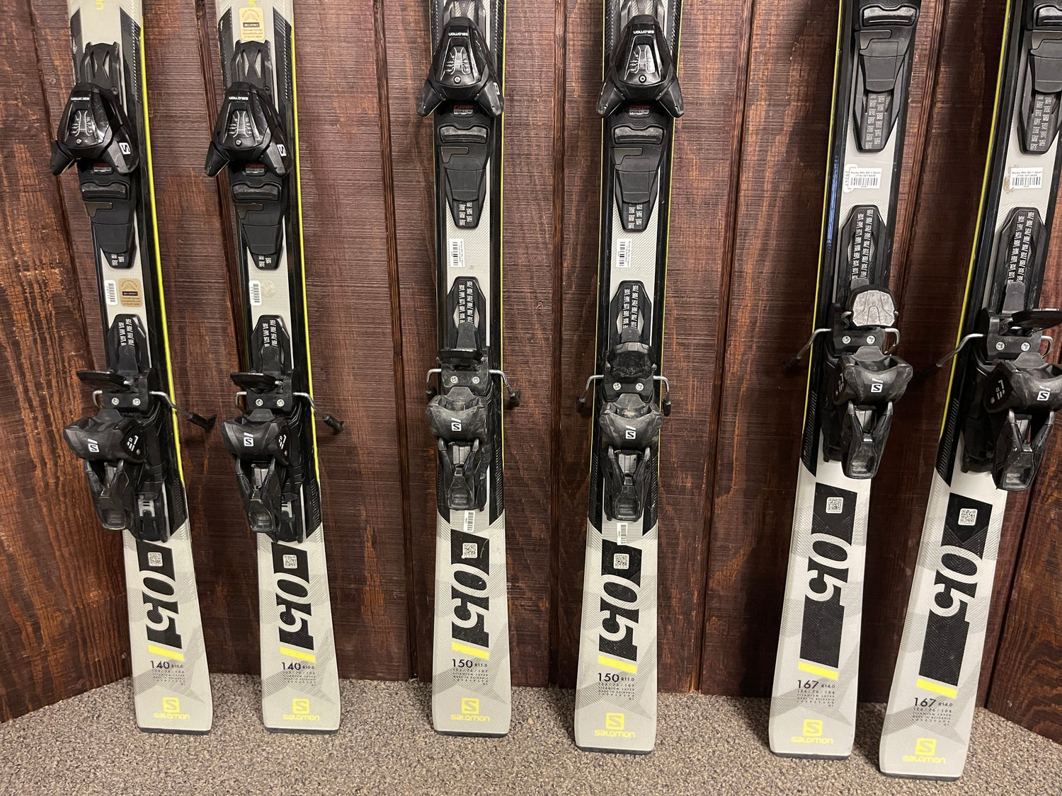 2020 Salomon S/Force 05 Skis + Salomon L10 GW Demo Bindings
