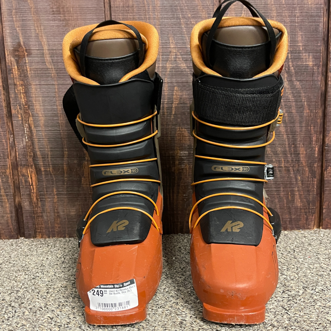 Used K2 Revolve Men's Ski Boots, Size 28.5