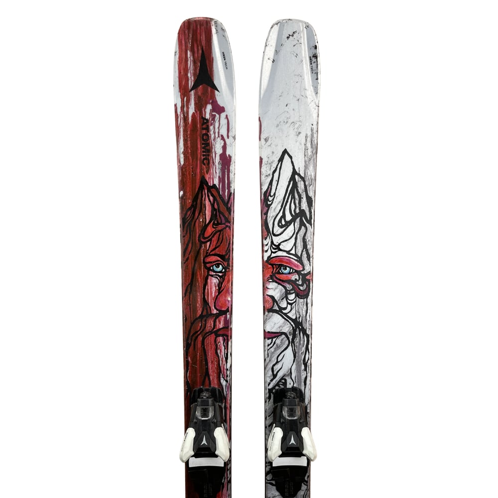 Atomic Bent Chetler 90 Skis w/ Bindings - Used - Image 3