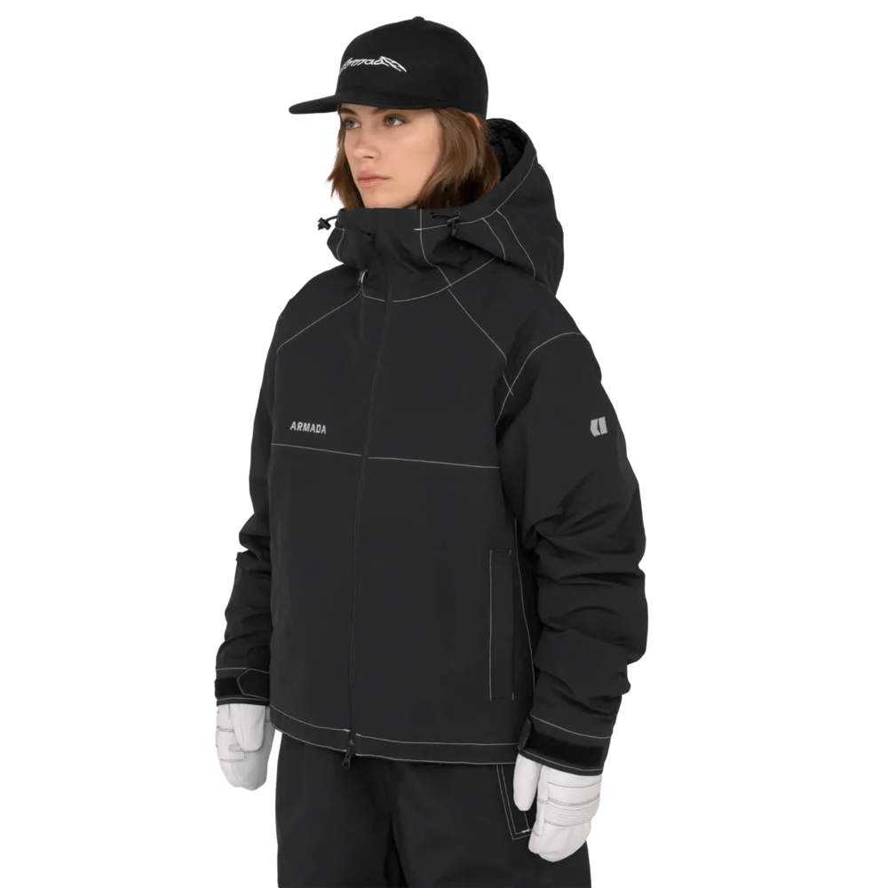 New Armada Black Winter Ski Snowboard Jacket