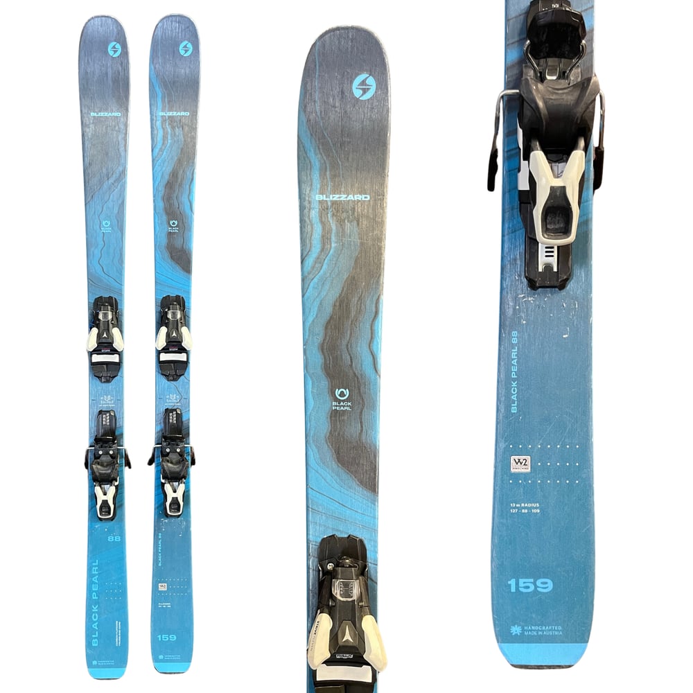 Blizzard Black Pearl 88 Skis w/ Bindings - USED
