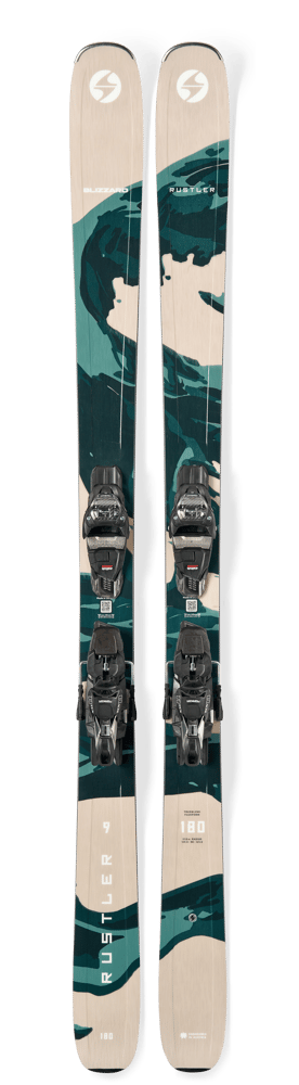 Blizzard Rustler 9 D Skis w/ Bindings - NEW