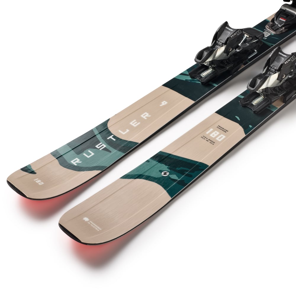 Blizzard Rustler 9 D Skis w/ Bindings - NEW