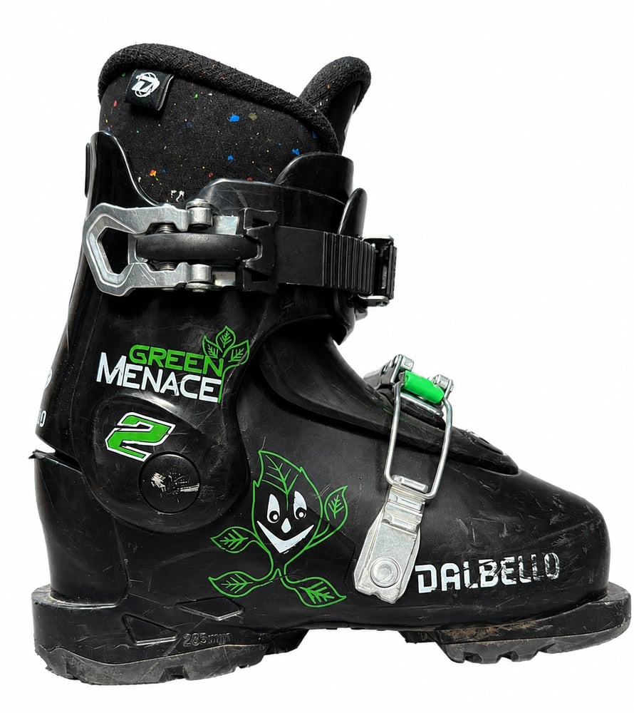 Dalbello Green Menace Kids Ski Boots - Used - Image 4