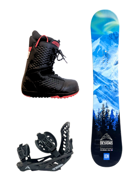 Standard Adult Snowboard Season Rental Package - SHIPPED ONLY