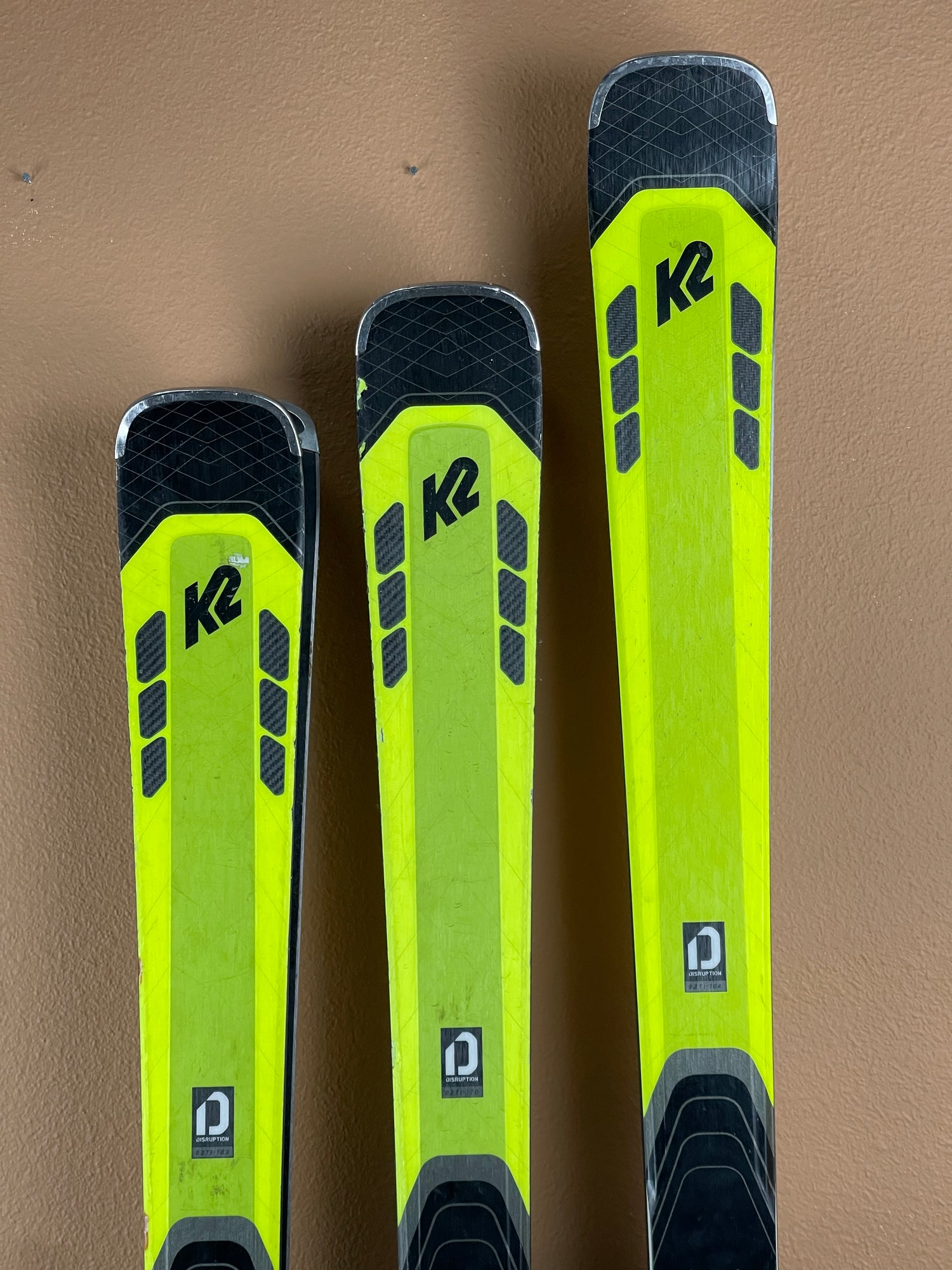 Used 2021 K2 Disruption Skis with Marker MXCell 12.0 Bindings