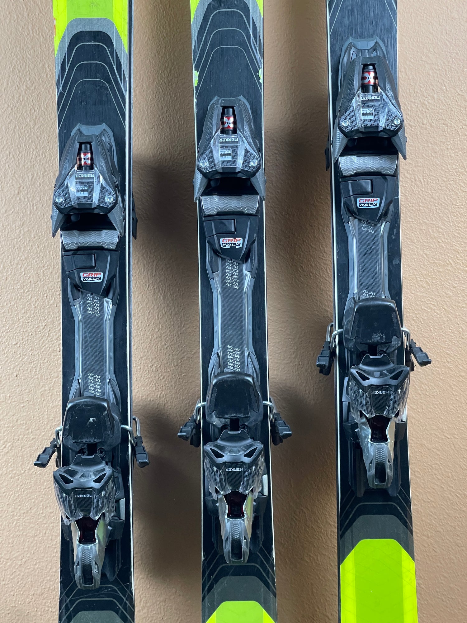 Used 2021 K2 Disruption Skis with Marker MXCell 12.0 Bindings