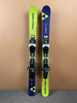 Used 2023 Fischer Stunner Kids Skis + FJ4.5/7 Bindings
