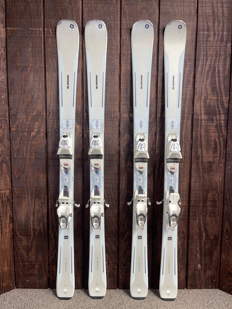 Blizzard Elevate 7.7 w/ Bindings - Cheetah Print