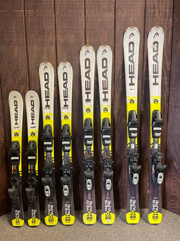 Head Super Shape Kids Ski w/Bindings - USED (Various Years)