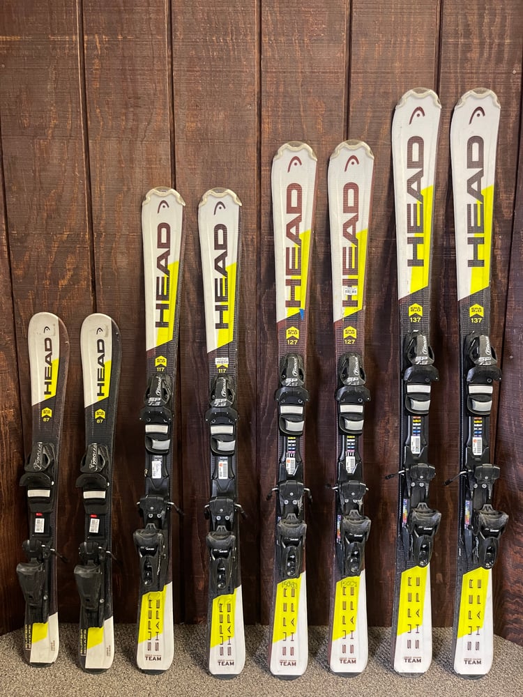 Head Super Shape Kids Ski w/Bindings - USED (Various Years)