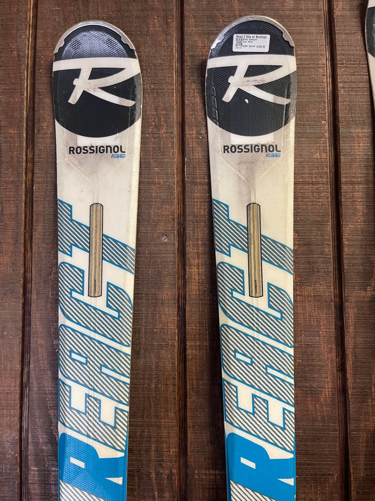 2021 Rossignol React 2 Skis w/ Bindings - USED