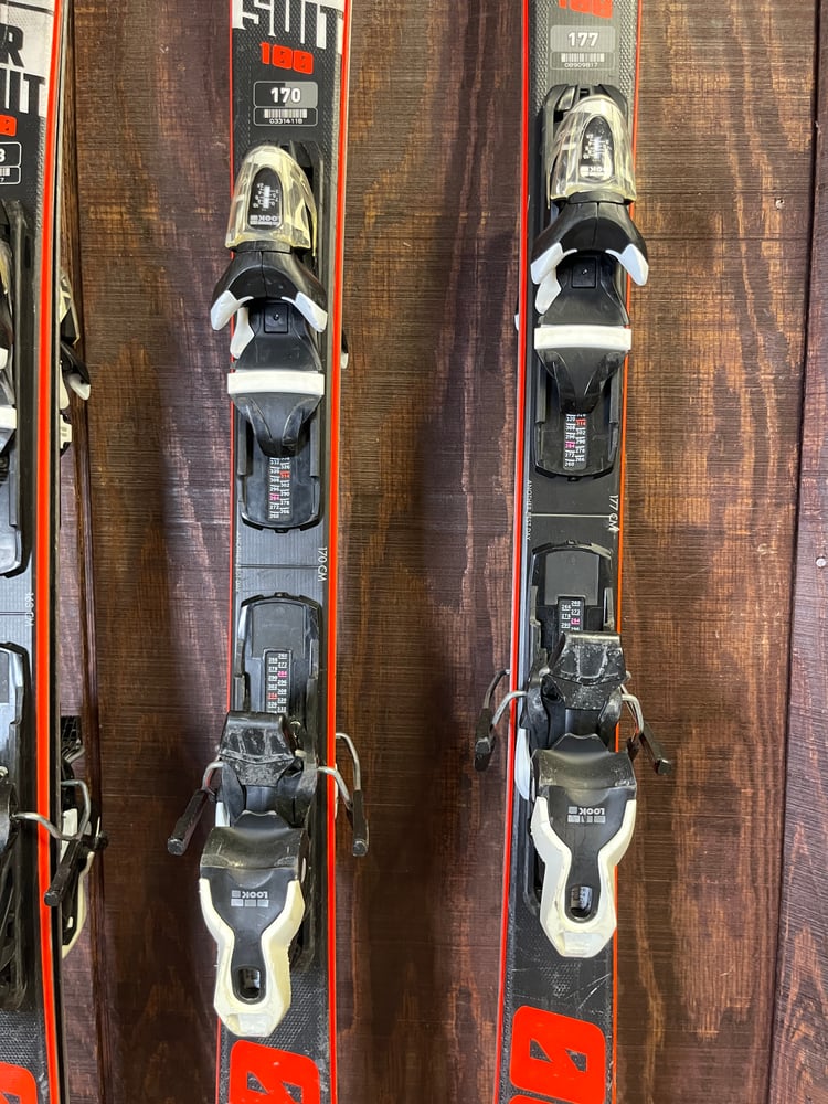 2018 Rossignol Used 2018 Pursuit 100 Skis + XP10 Bindings