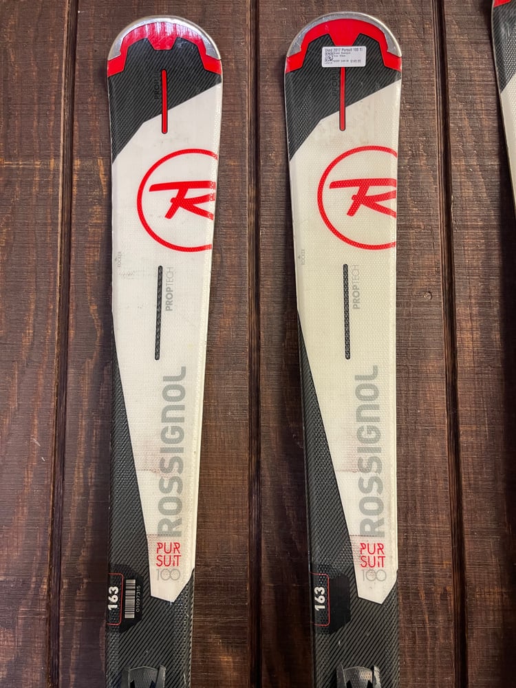Used 2017 Pursuit 100 Ti Skis + Lithium 10 Bindings