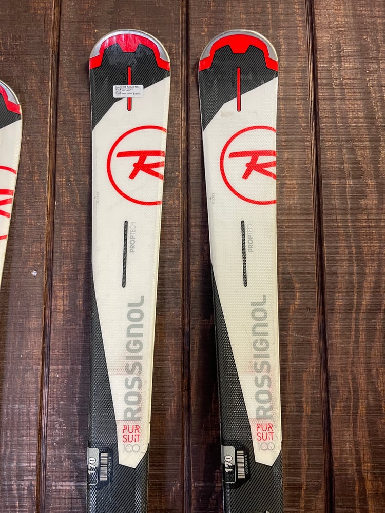 Used 2017 Pursuit 100 Ti Skis + Lithium 10 Bindings