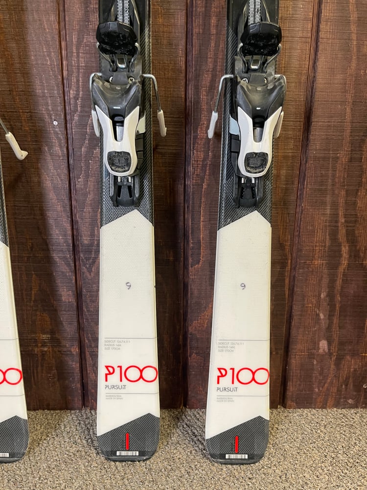 Used 2017 Pursuit 100 Ti Skis + Lithium 10 Bindings
