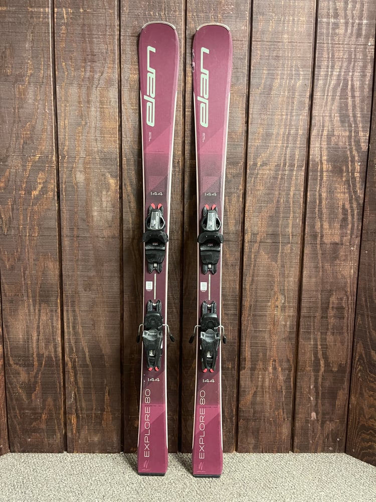 Elan Explore 80 W Skis w/ Bindings - USED