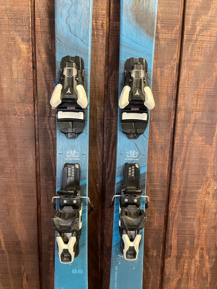 Blizzard Black Pearl 88 Skis w/ Bindings - USED