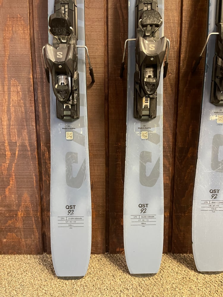 Salomon QST 92 Skis w/ Bindings - USED