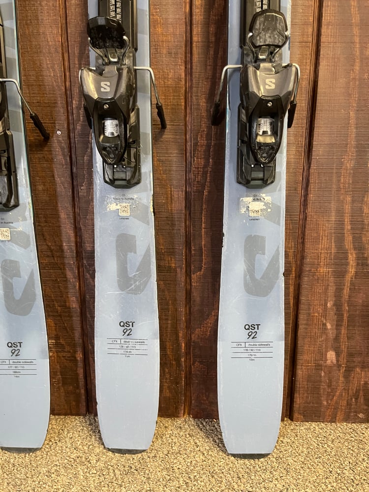 Salomon QST 92 Skis w/ Bindings - USED
