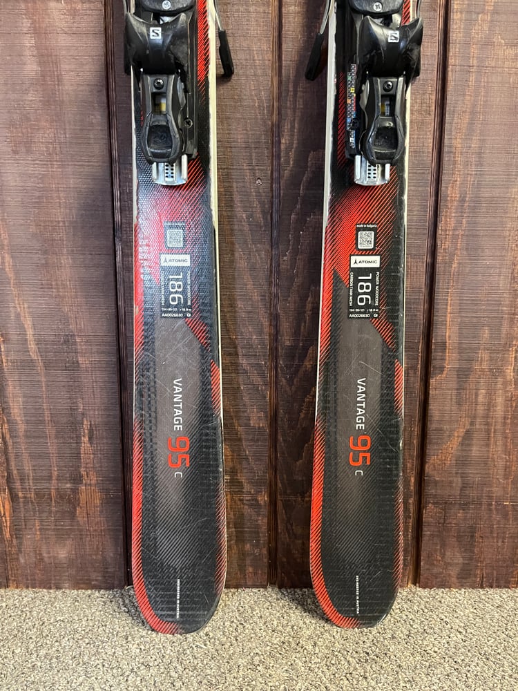 2018 Atomic Vantage 95C Skis w/ Bindings - Used