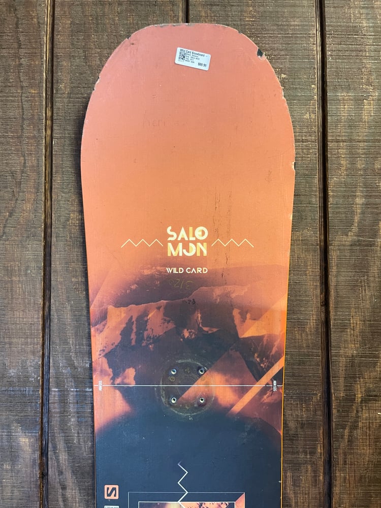 2017 Salomon Wild Card Snowboard - USED Final Sale