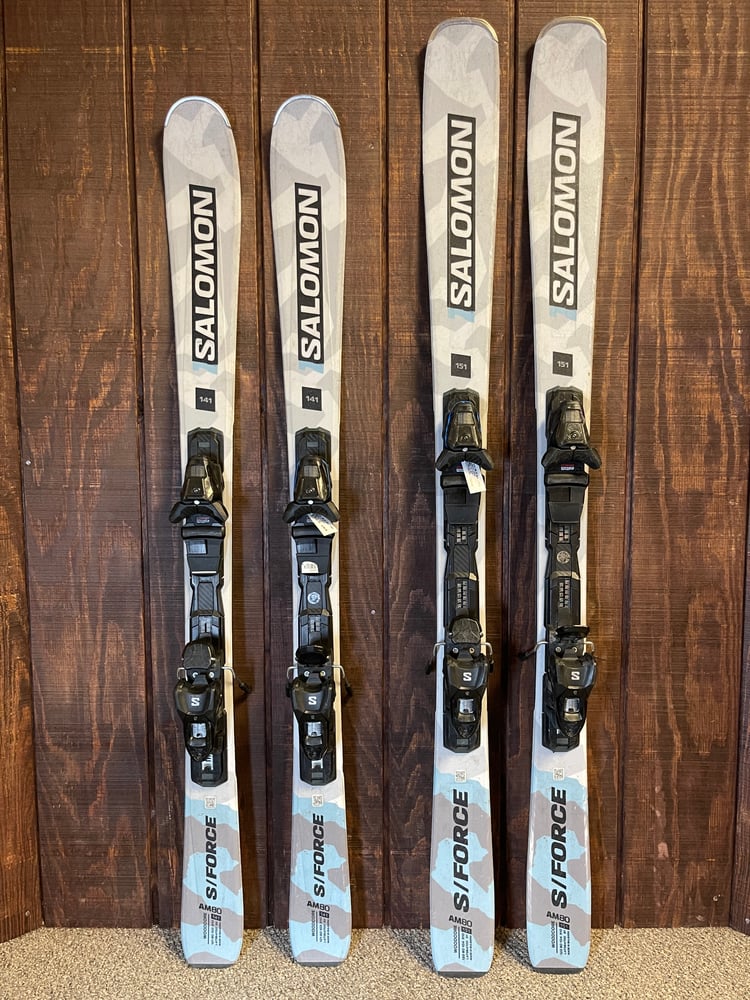 Salomon S/Force AM 80 Skis w/Bindings - USED