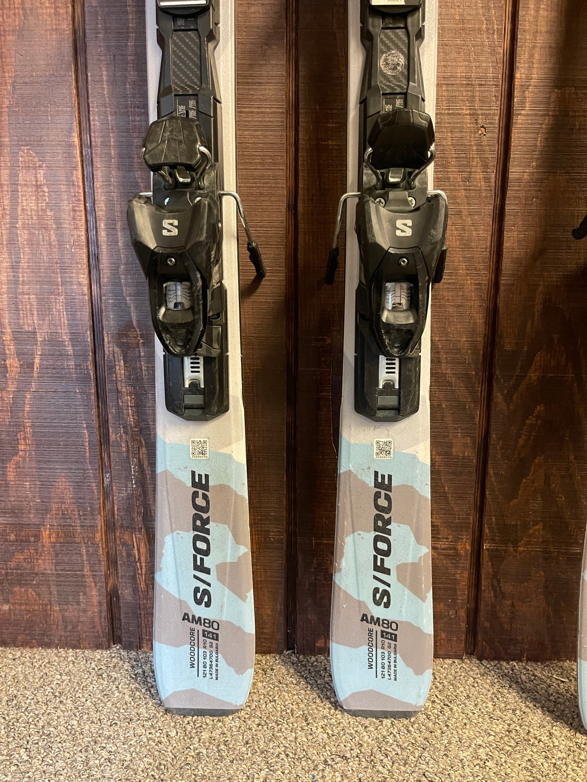 Salomon S/Force AM 80 Skis w/Bindings - USED