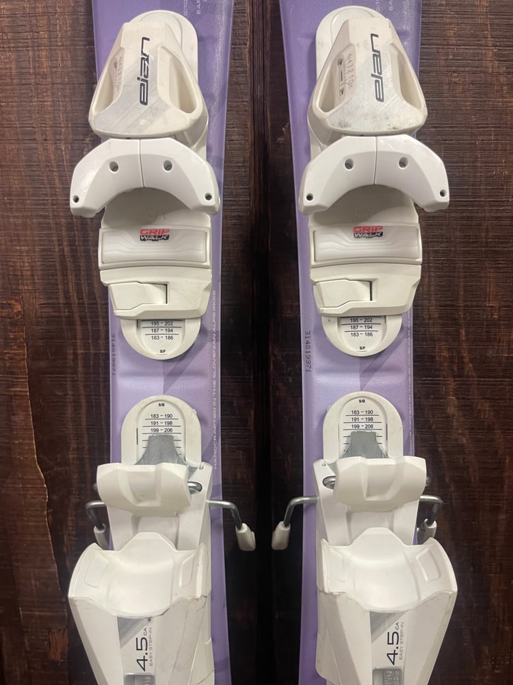 Used Elan Beginner Kids Skis