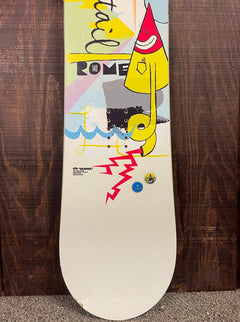 Used ROME Rome camber beginner intermediate snowboard