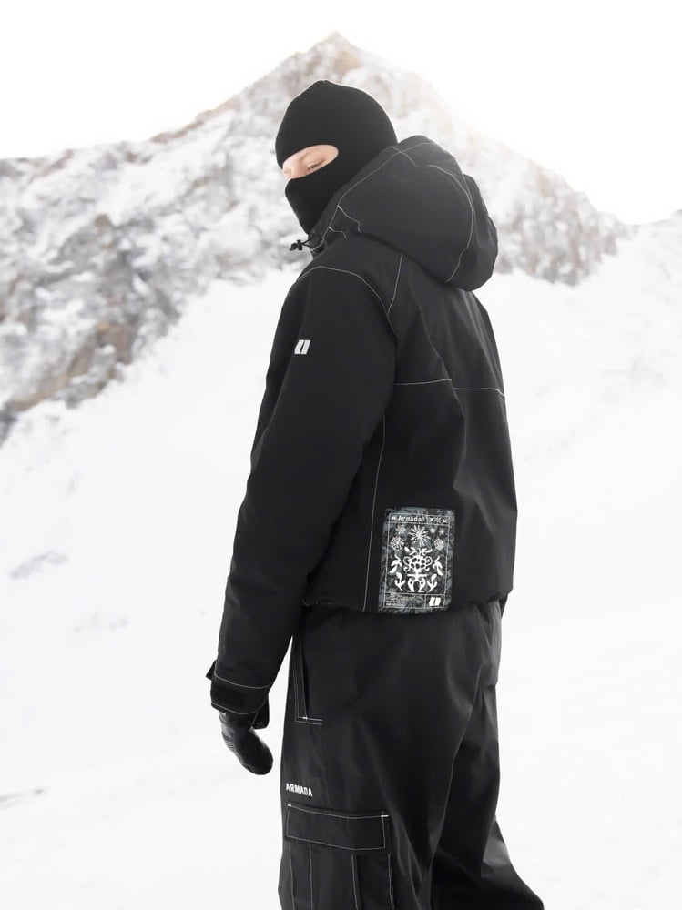 New Armada Black Winter Ski Snowboard Jacket