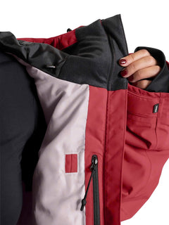 New Armada Pink Red Winter Ski Snowboard Coat
