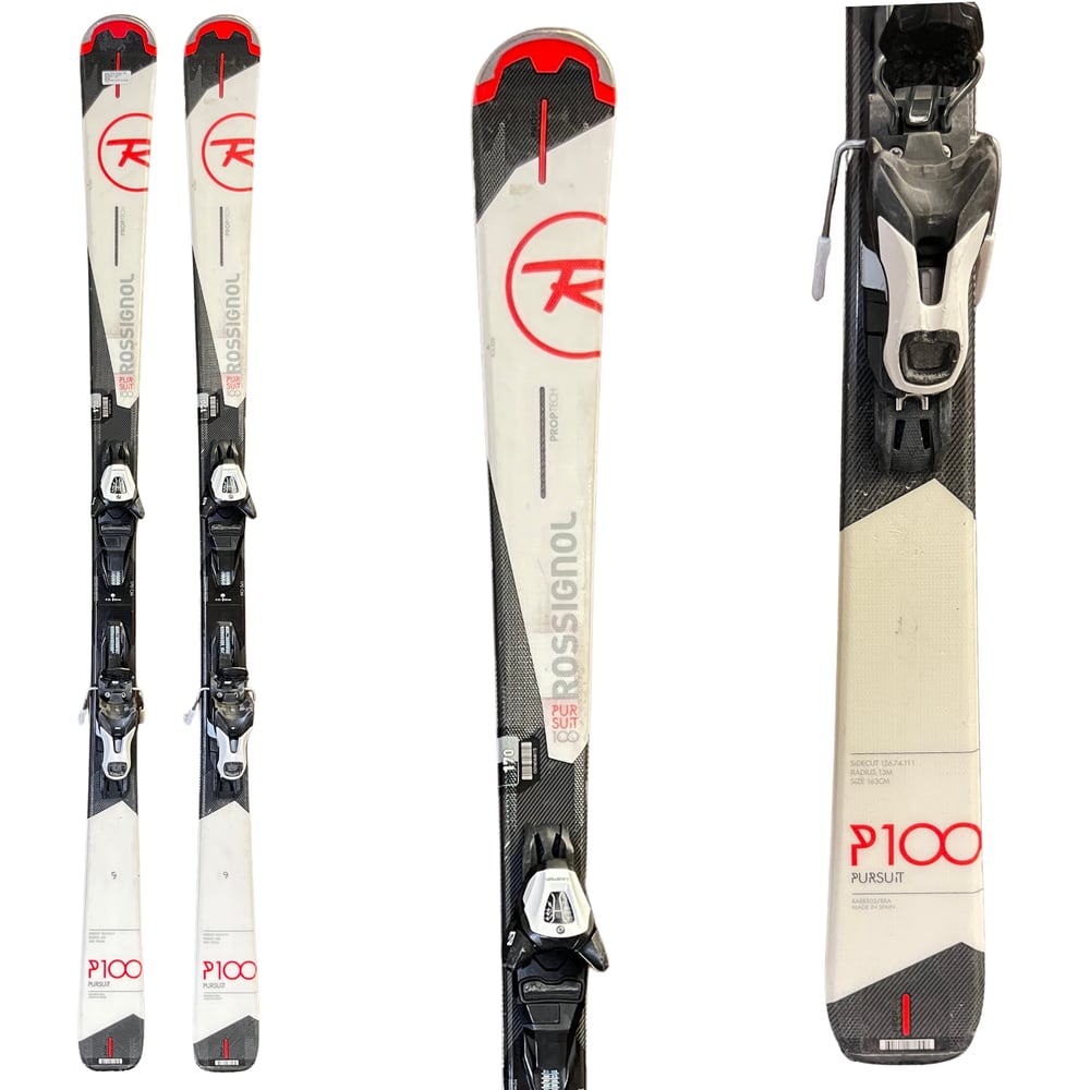 Used 2017 Pursuit 100 Ti Skis + Lithium 10 Bindings