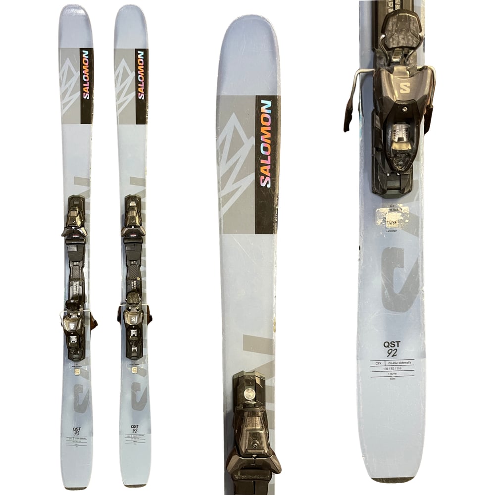 Salomon QST 92 Skis w/ Bindings - USED