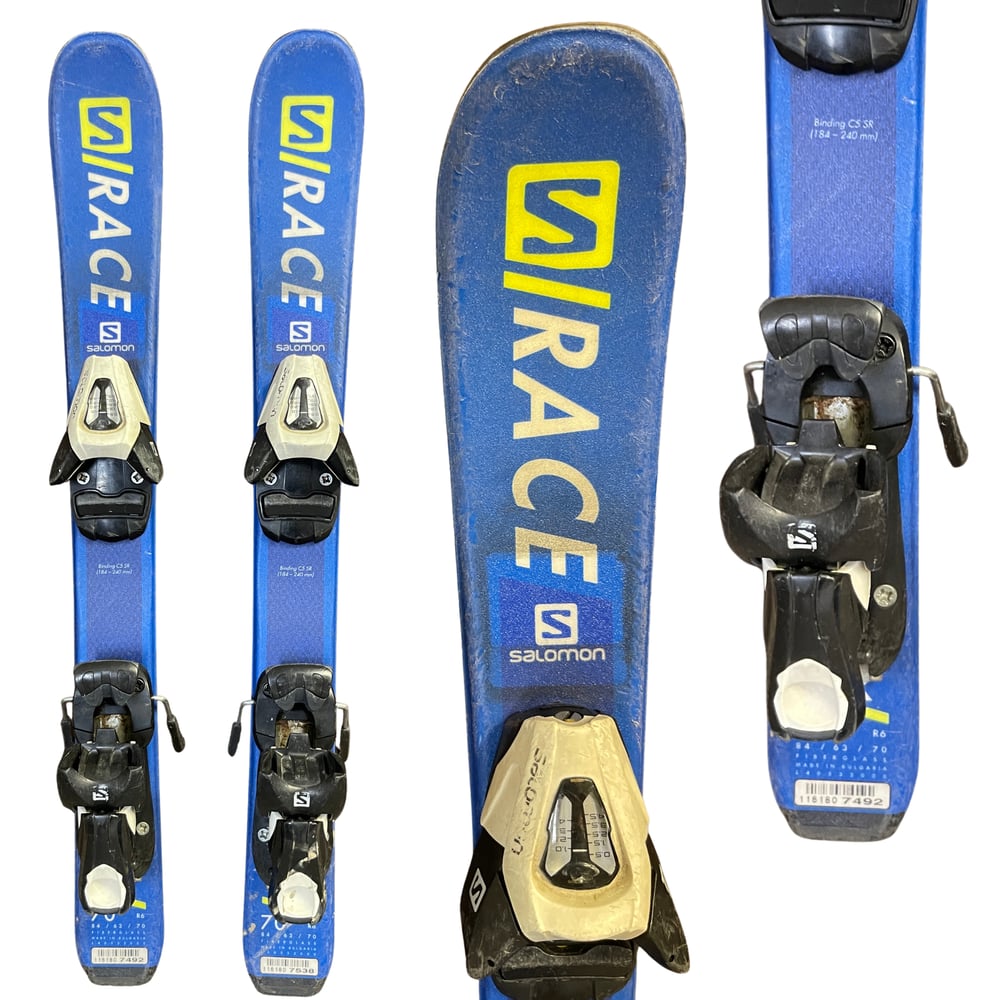 Salomon Race Jr. Kid's Skis w/Bindings - USED