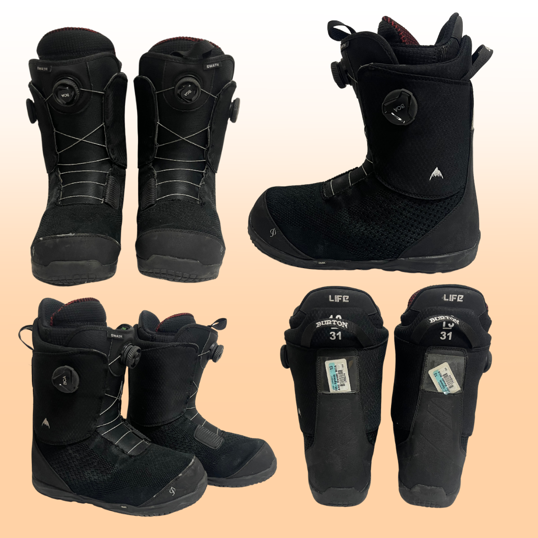 2024 Burton Men's Swath Double BOA Snowboard Boots - USED
