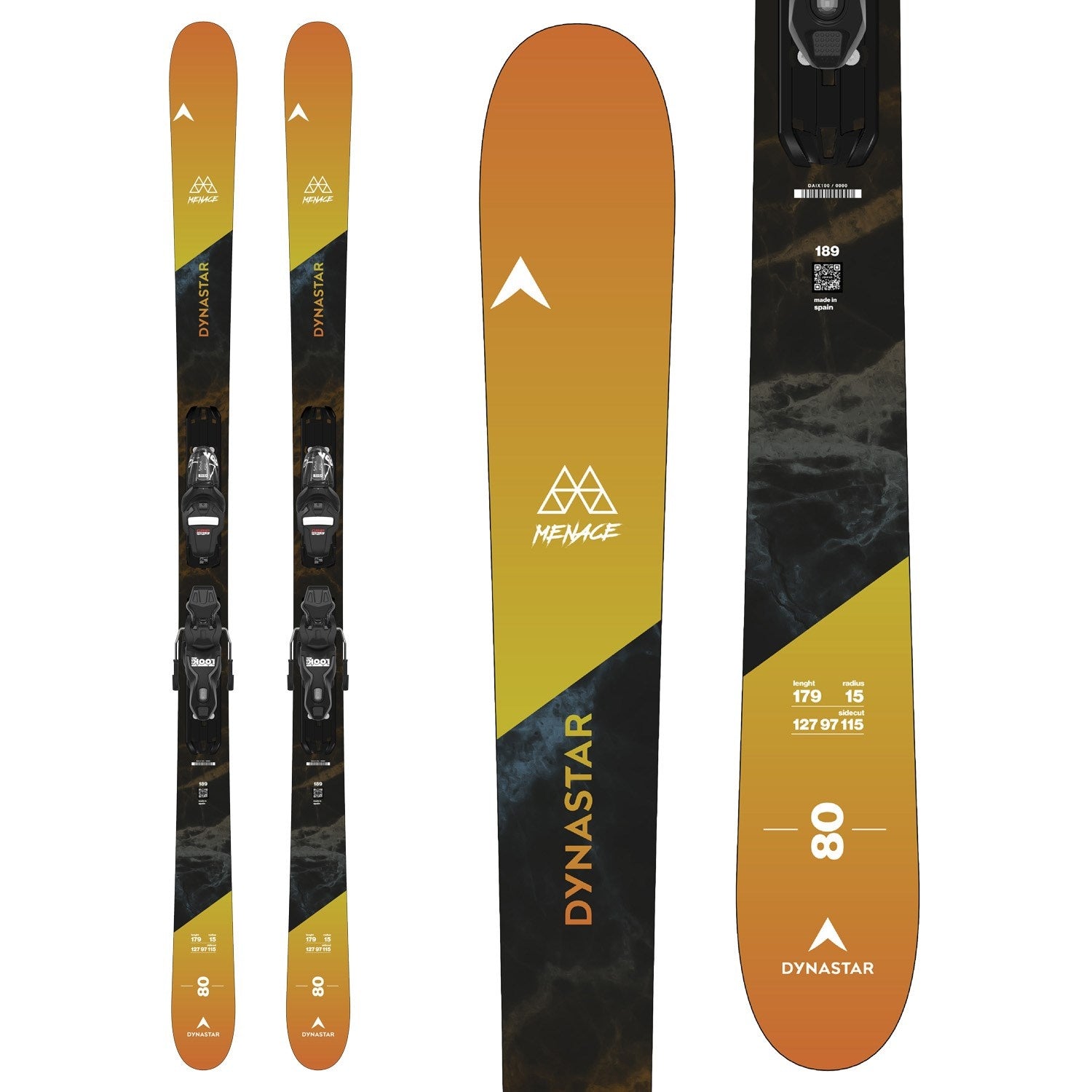 2026 Dynastar Menace 80 + XP10 GripWalk Bindings - NEW