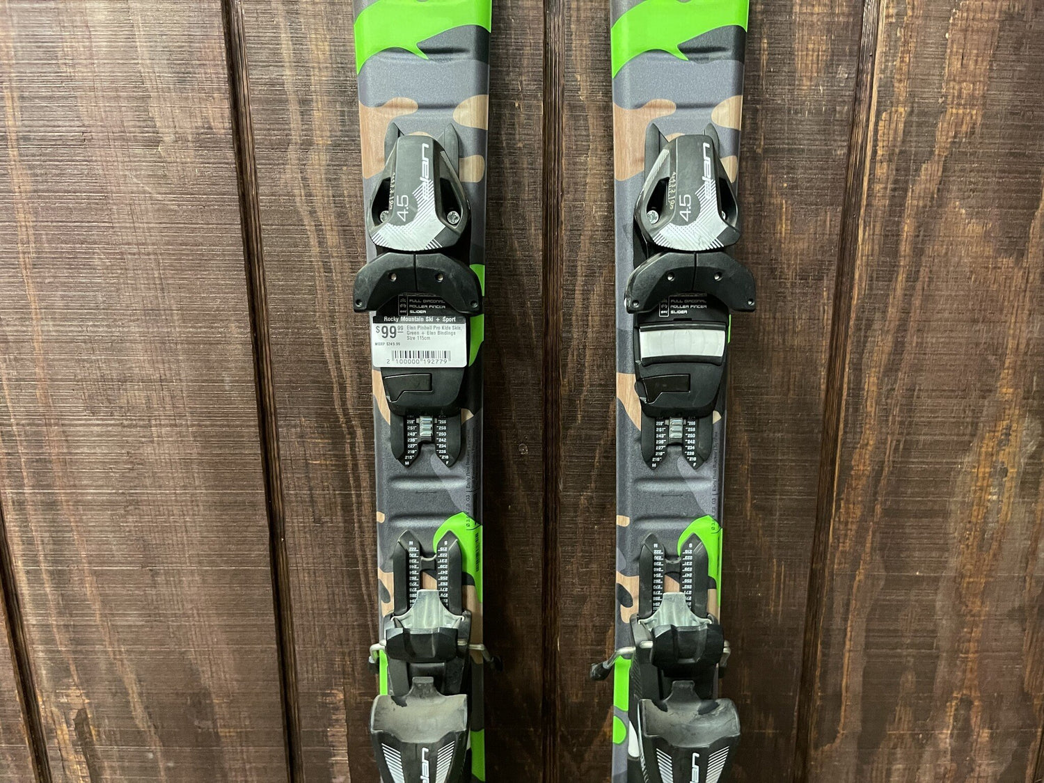 2023 Elan Pinball Pro Kids Skis w/ Bindings - USED