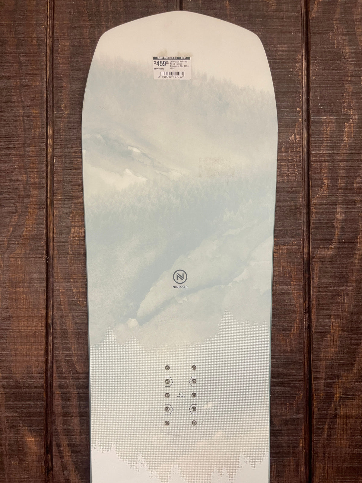 2025 Nidecker Men's Escape Snowboard - NEW